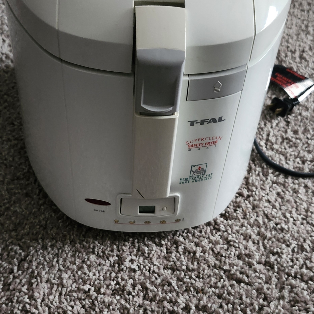 T-Fal White Deep Fryer
